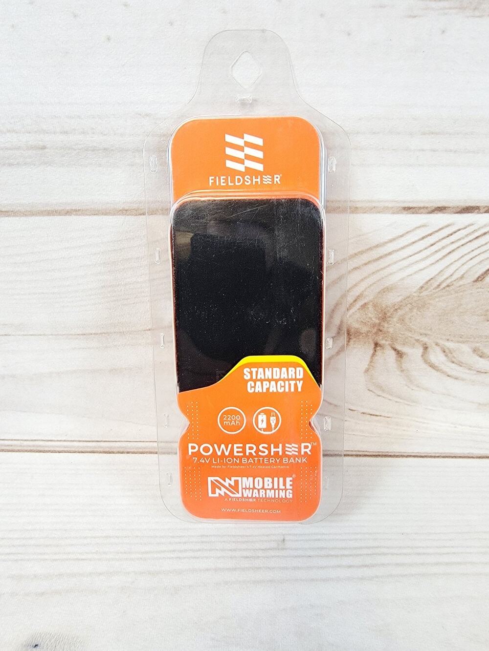 Fieldsheer Mobile Warming 7.4v LI-ION Powersheer Battery Bank For Clothing NEW